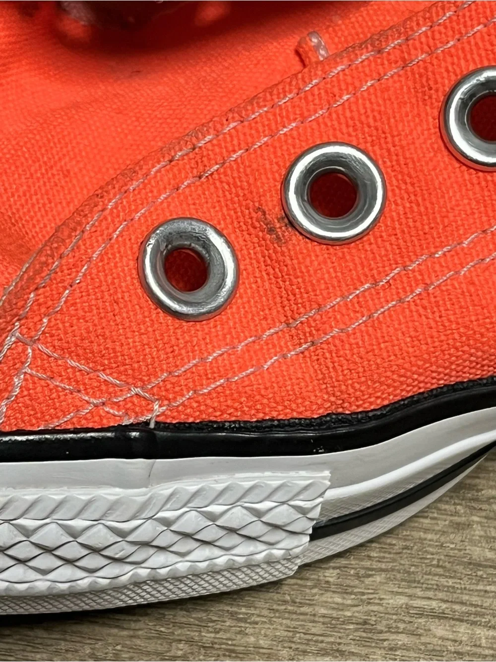 Converse Chuck Taylor All-Star Low Top - 155736F Hyper Orange - Men 6/Women 8 - Picture 14 of 15